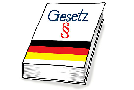 Zeichnung Gesetzbuch