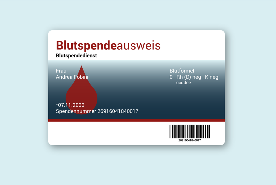Der Blutspendeausweis - alle Informationen