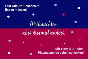 Dieses Bild zeigt ein Visual f&uuml;r die Kampagne SchenkeLeben