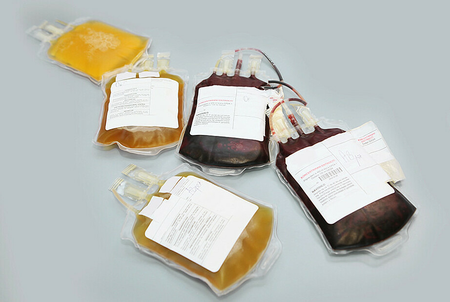 Fünf Blutreserven